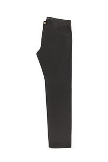 Koyu Kahve Regular Fit Desenli Likralı Kanvas / Chino Pantolon