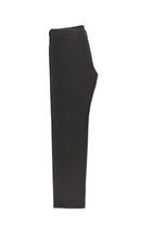 Koyu Kahve Regular Fit Desenli Likralı Kanvas / Chino Pantolon