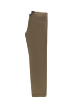 Açık Haki Regular Fit Desenli Likralı Kanvas / Chino Pantolon