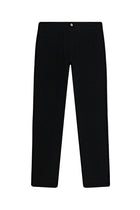 Siyah Regular Fit Likralı Kanvas / Chino Pantolon