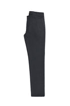 Koyu Lacivert Relaxed Fit Rahat Kesim Desenli Likralı Kanvas / Chino Pantolon