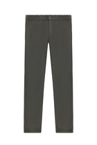 Orta Haki 4 Drop Relaxed Fit Rahat Kesim Desenli Likralı Kanvas / Chino Pantolon