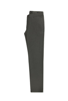 Orta Haki Relaxed Fit Rahat Kesim Desenli Likralı Kanvas / Chino Pantolon