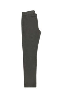 Orta Haki Relaxed Fit Rahat Kesim Desenli Likralı Kanvas / Chino Pantolon