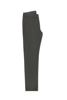 Orta Haki 4 Drop Relaxed Fit Rahat Kesim Desenli Likralı Kanvas / Chino Pantolon