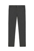 Orta Antrasit Regular Fit Desenli Likralı Kanvas / Chino Pantolon