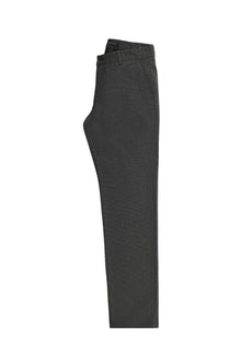 Orta Antrasit Relaxed Fit Rahat Kesim Desenli Likralı Kanvas / Chino Pantolon