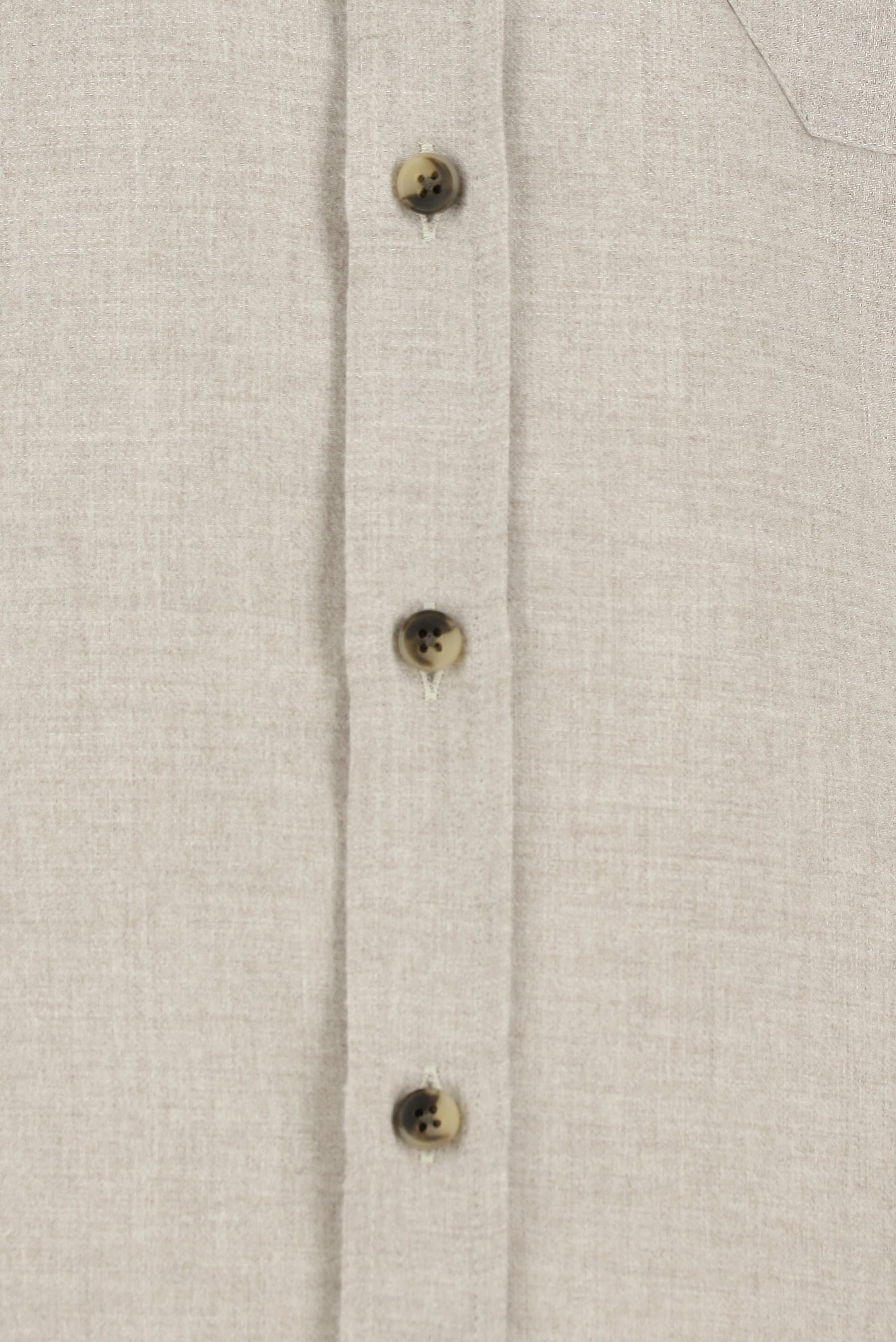 Aç?k Bej Uzun Kol Regular Fit Spor Pamuklu Gömlek-Abdullah Ki??l?