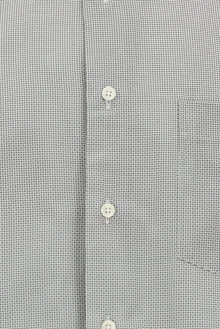 Orta Gri Uzun Kol Regular Fit Cepli Baskılı Pamuk Gömlek