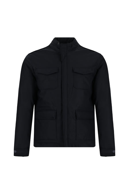 Koyu Lacivert Kapitone Spor Mont