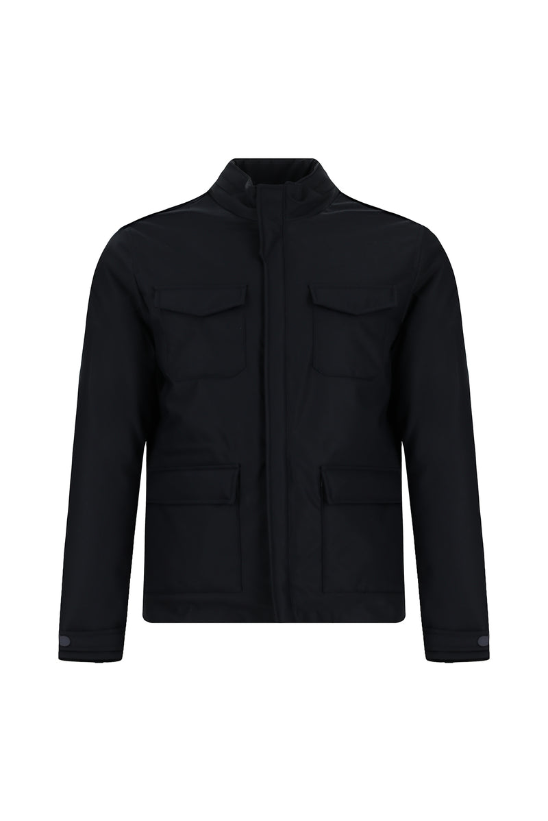 Koyu Lacivert Kapitone Spor Mont