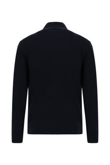 Koyu Lacivert Spor Kapitone Bomber Ceket Mont