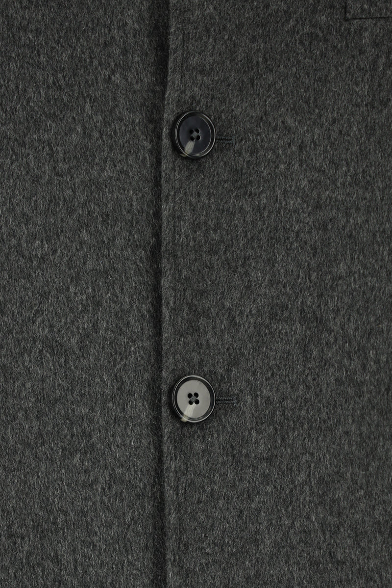 Koyu Füme Kaşmir Kaban