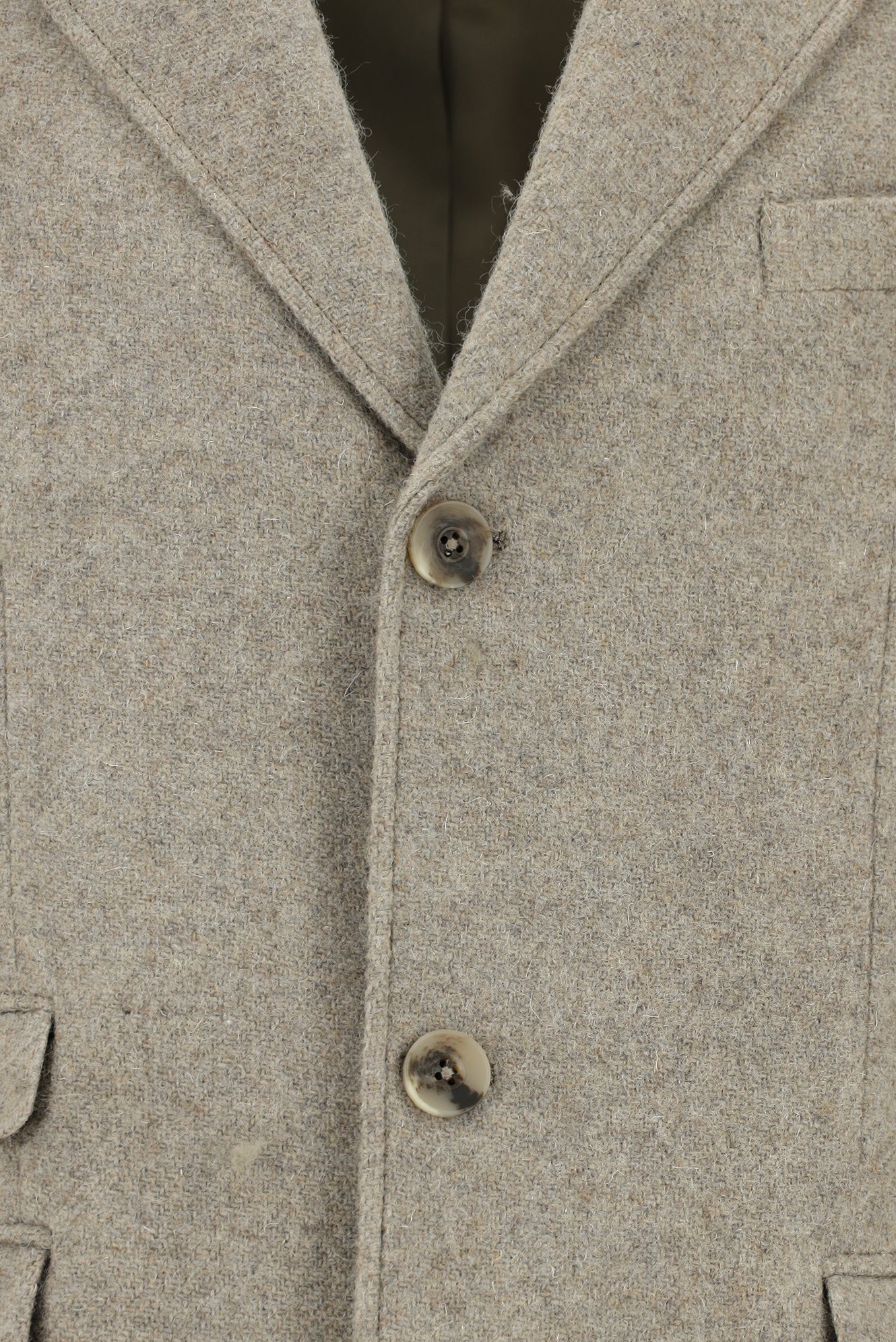 Orta Vizon Slim Fit Dar Kesim Yün Palto