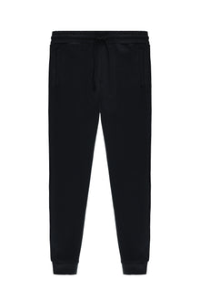 Siyah Regular Fit Likralı Sweatpant / Eşofman Altı