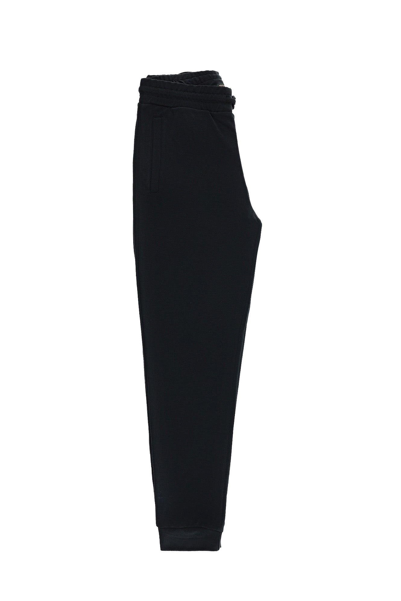 Siyah Regular Fit Likralı Sweatpant / Eşofman Altı