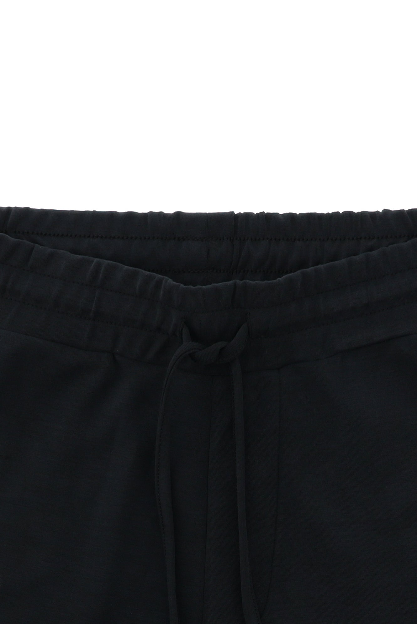 Siyah Regular Fit Likralı Sweatpant / Eşofman Altı