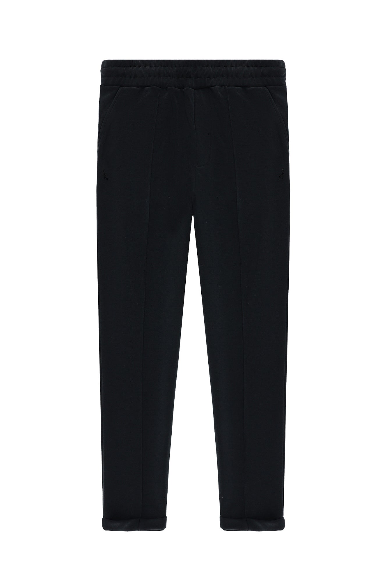 Siyah Regular Fit Likralı Sweatpant / Eşofman Altı