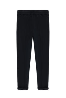 Siyah Regular Fit Likralı Sweatpant / Eşofman Altı