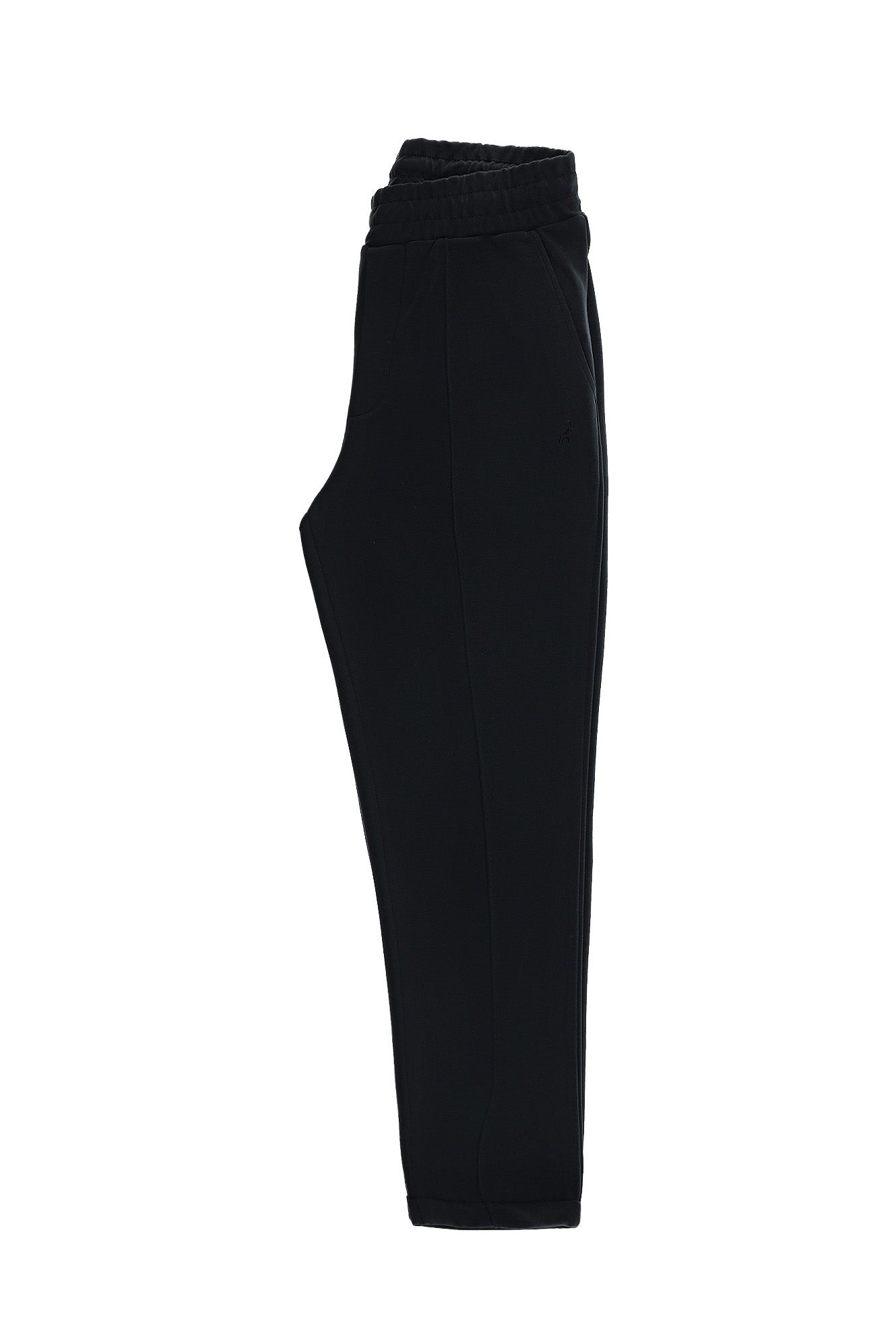 Siyah Regular Fit Likralı Sweatpant / Eşofman Altı