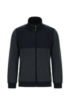 Açık Lacivert Pamuklu Fermuarlı Sweatshirt
