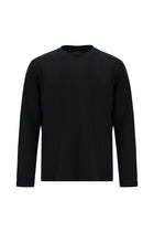 Siyah Bisiklet Yaka Regular Fit Sweatshirt