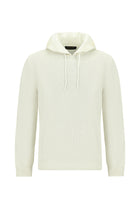 Taş Kapüşonlu Regular Fit Desenli Pamuklu Sweatshirt