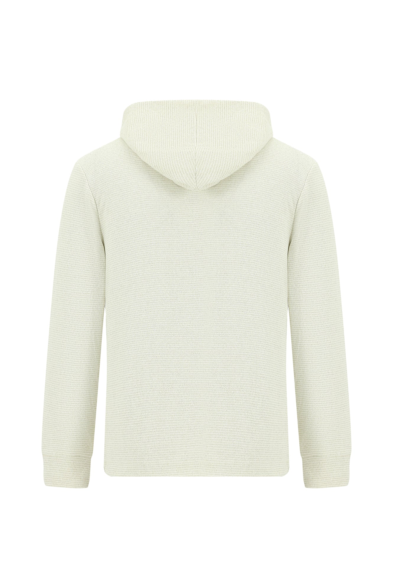 Taş Kapüşonlu Regular Fit Desenli Pamuklu Sweatshirt