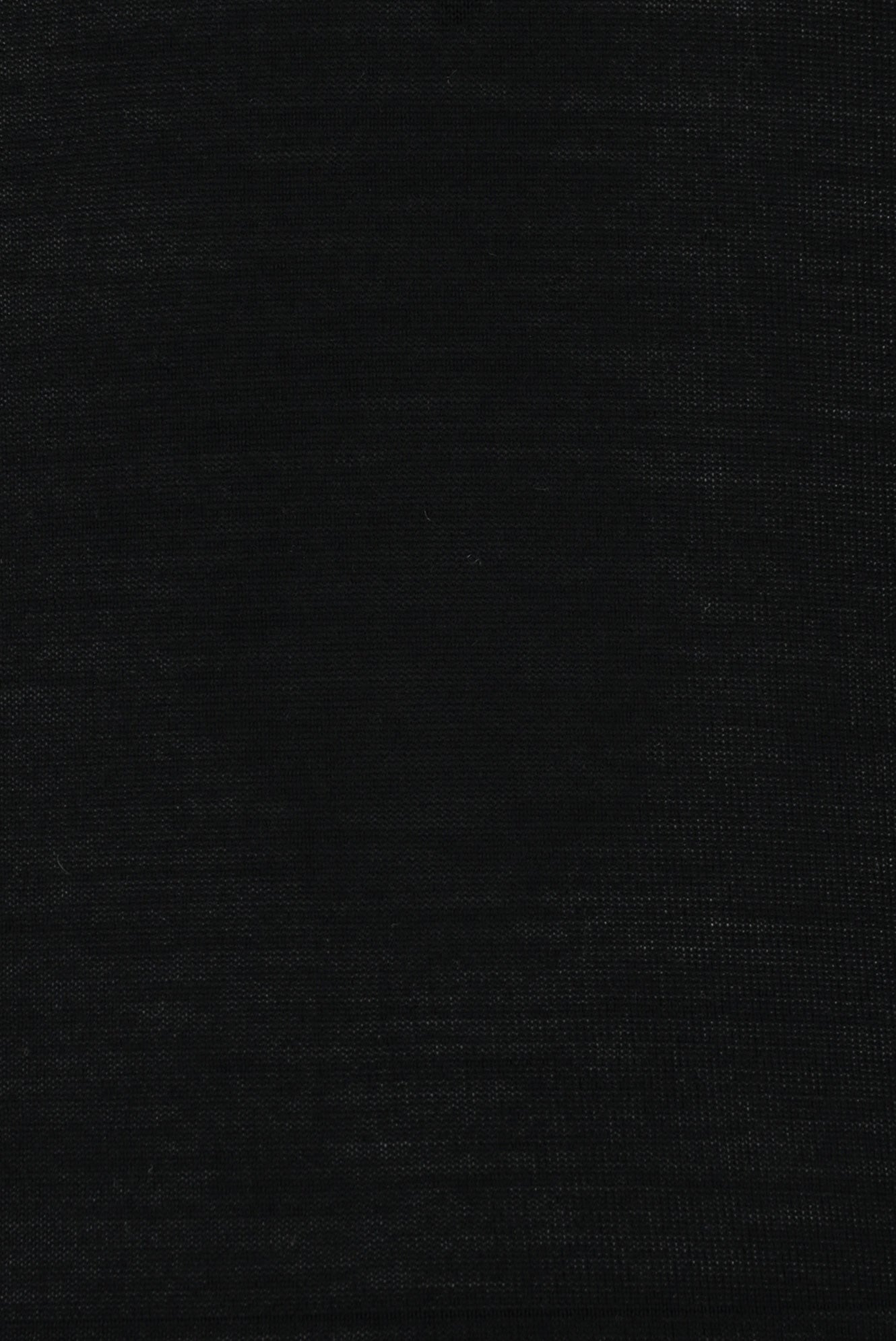 Siyah Bisiklet Yaka Regular Fit Yünlü İtalyan Triko Kazak