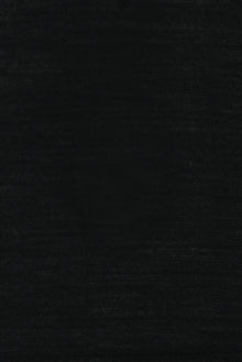 Siyah Bisiklet Yaka Regular Fit Yünlü İtalyan Triko Kazak