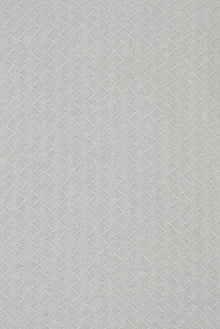 Açık Gri Melanj Polo Yaka Regular Fit Desenli Pamuklu Kaşmirli Triko Kazak
