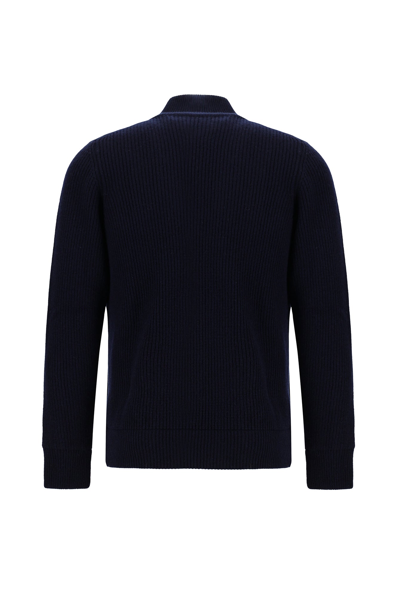 Mavi İtalyan Yünlü Kaşmirli  Triko Hırka