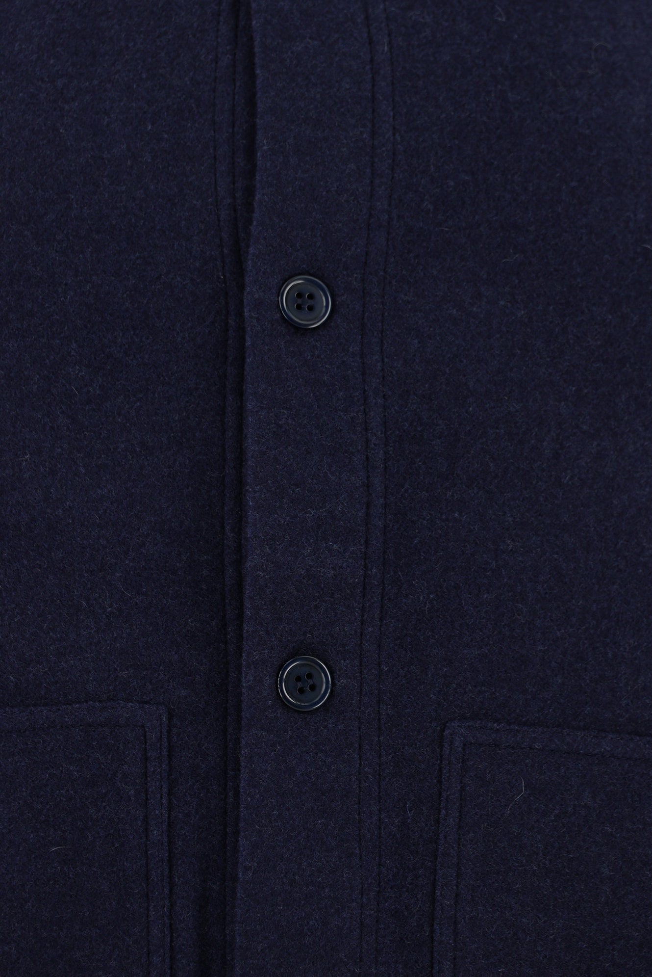 Mavi İtalyan Yünlü Kaşmirli  Triko Hırka