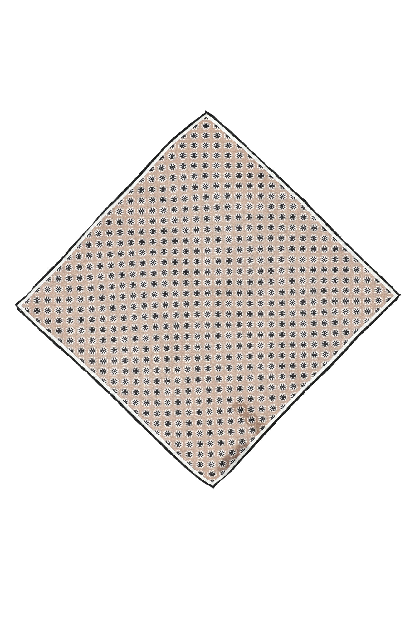 Açık Kahve  Desenli Mendil