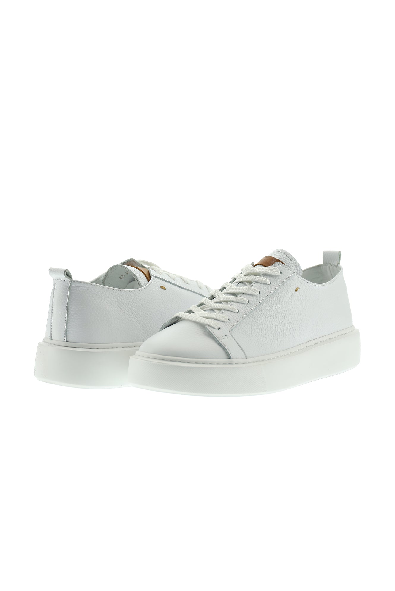 Beyaz Sneaker Deri Ayakkabı