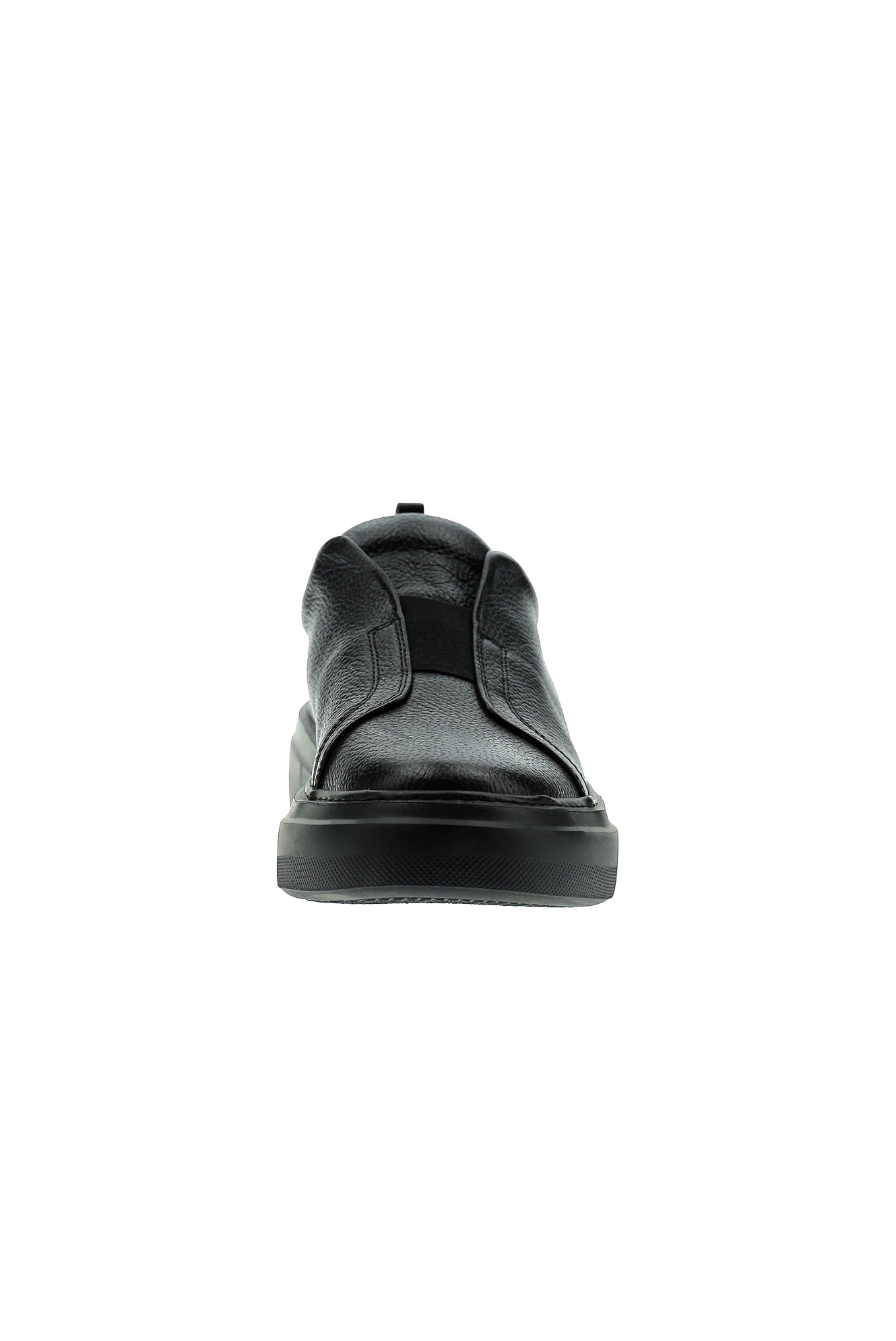 Siyah Sneaker Deri Ayakkabı