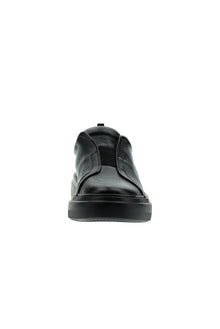 Siyah Sneaker Deri Ayakkabı