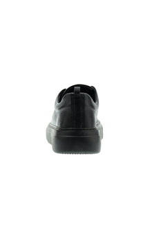Siyah Sneaker Deri Ayakkabı