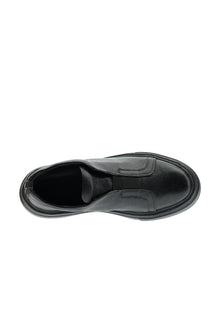 Siyah Sneaker Deri Ayakkabı