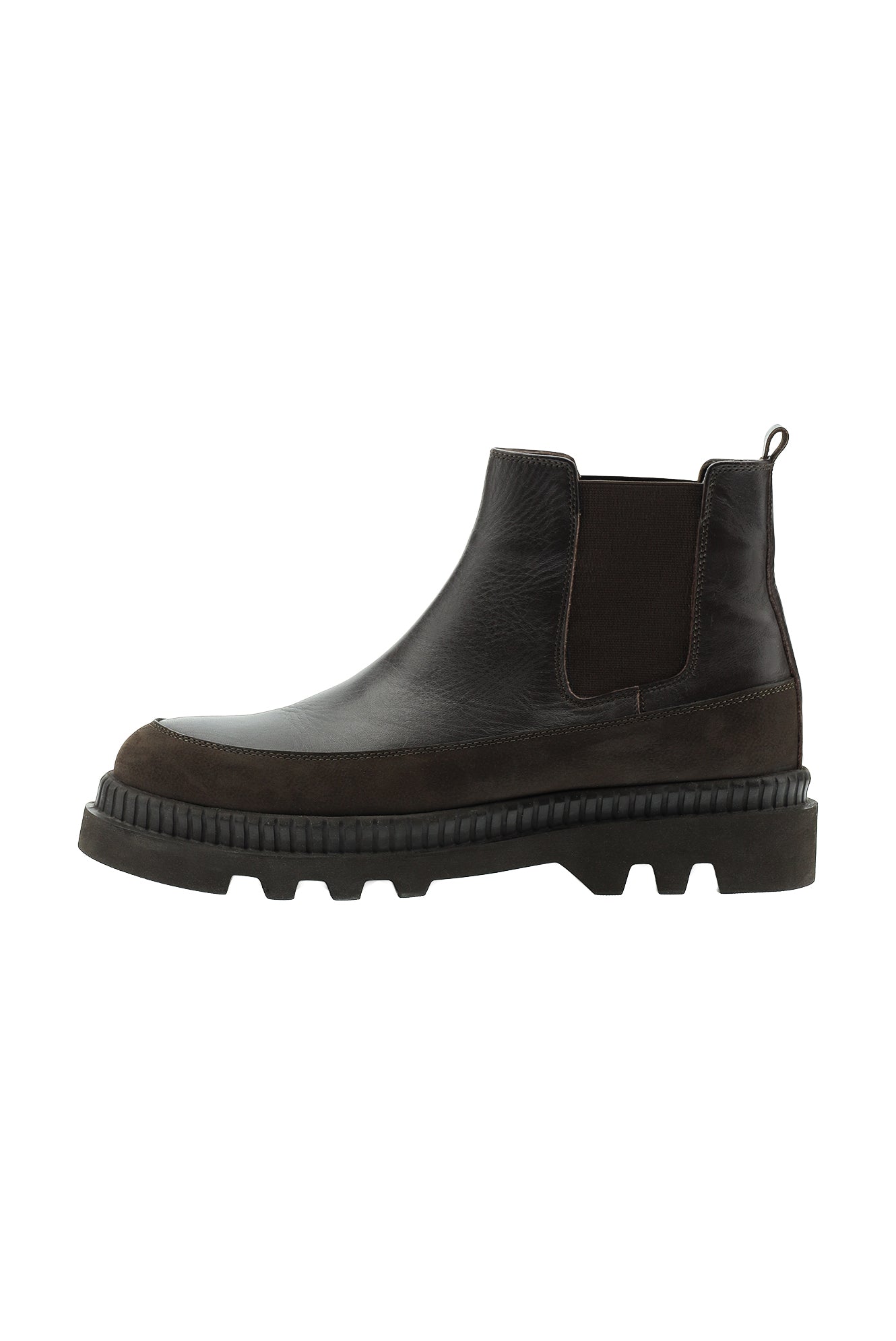 Koyu Kahve Sneaker Deri Ayakkabı