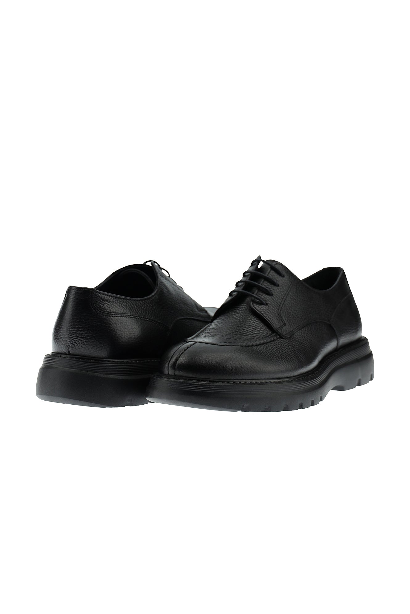 Siyah Sneaker Deri Ayakkabı