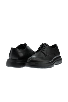 Siyah Sneaker Deri Ayakkabı