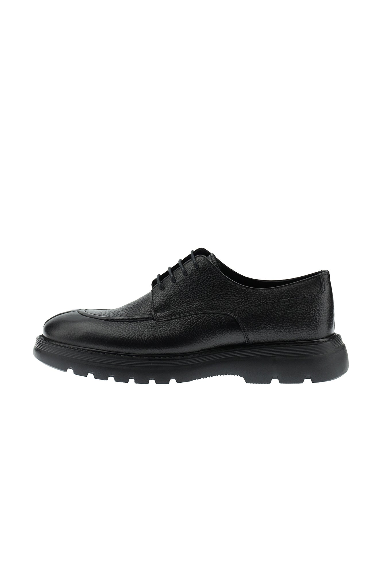 Siyah Sneaker Deri Ayakkabı