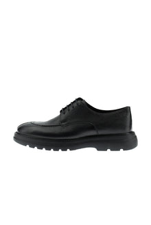 Siyah Sneaker Deri Ayakkabı