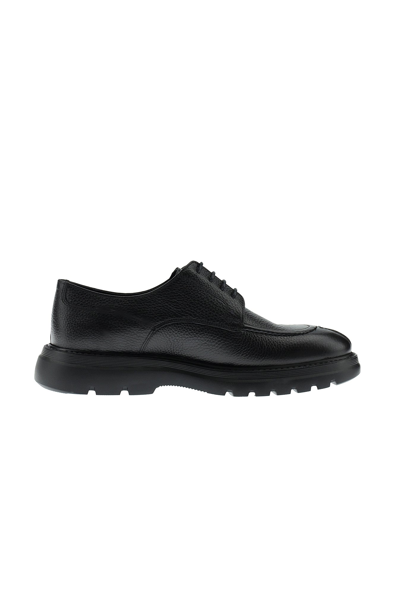 Siyah Sneaker Deri Ayakkabı