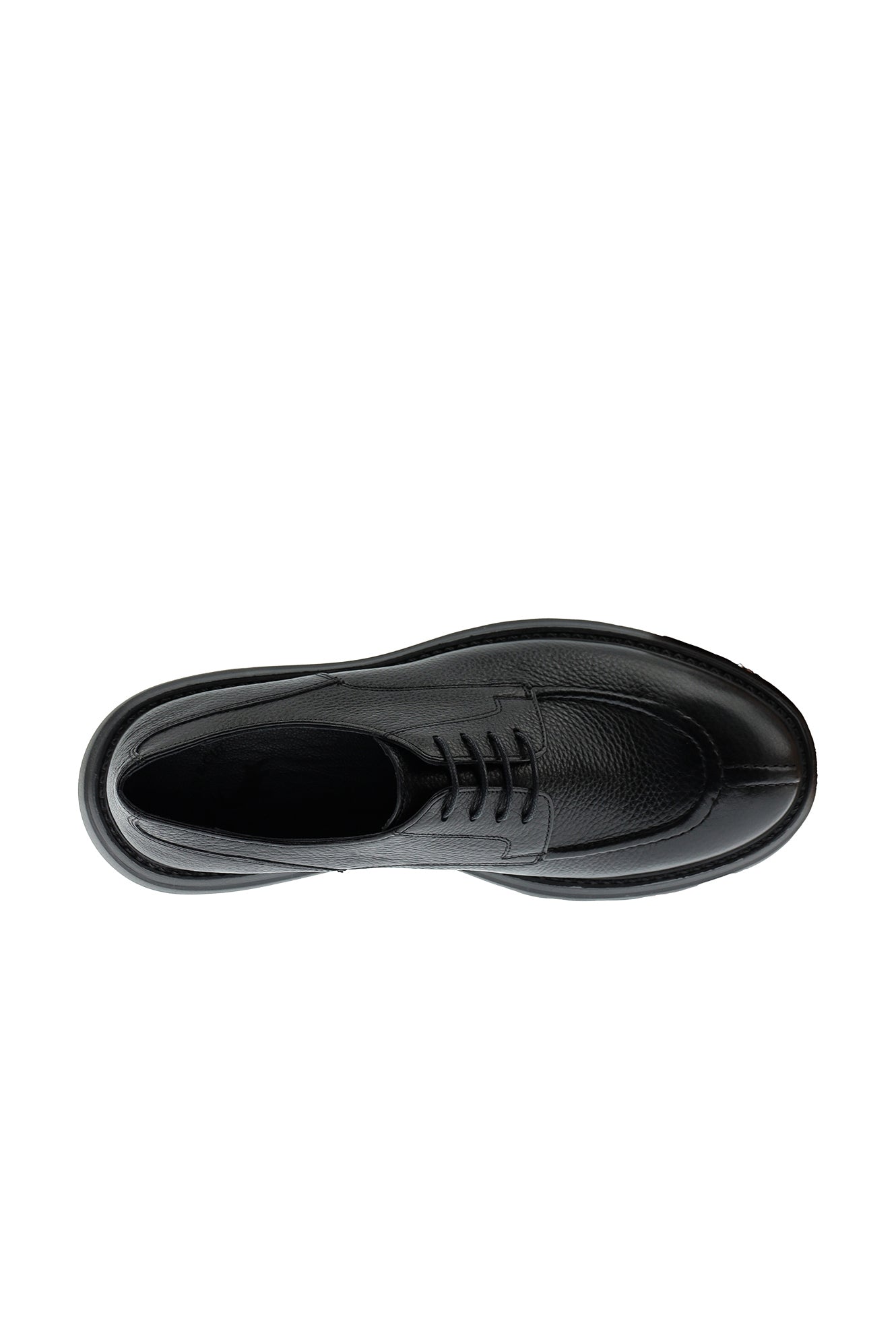 Siyah Sneaker Deri Ayakkabı