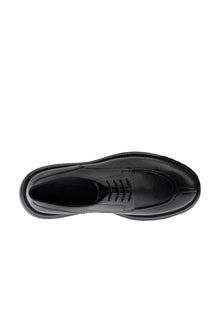Siyah Sneaker Deri Ayakkabı