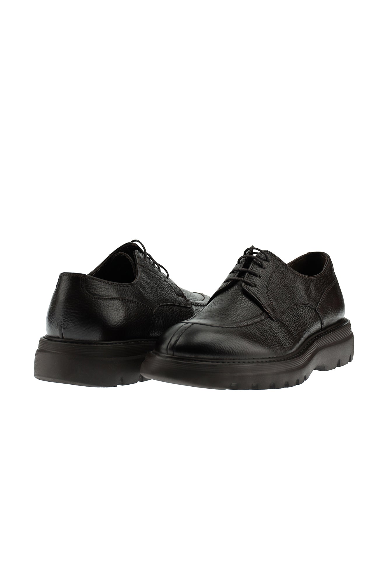 Koyu Kahve Sneaker Deri Ayakkabı
