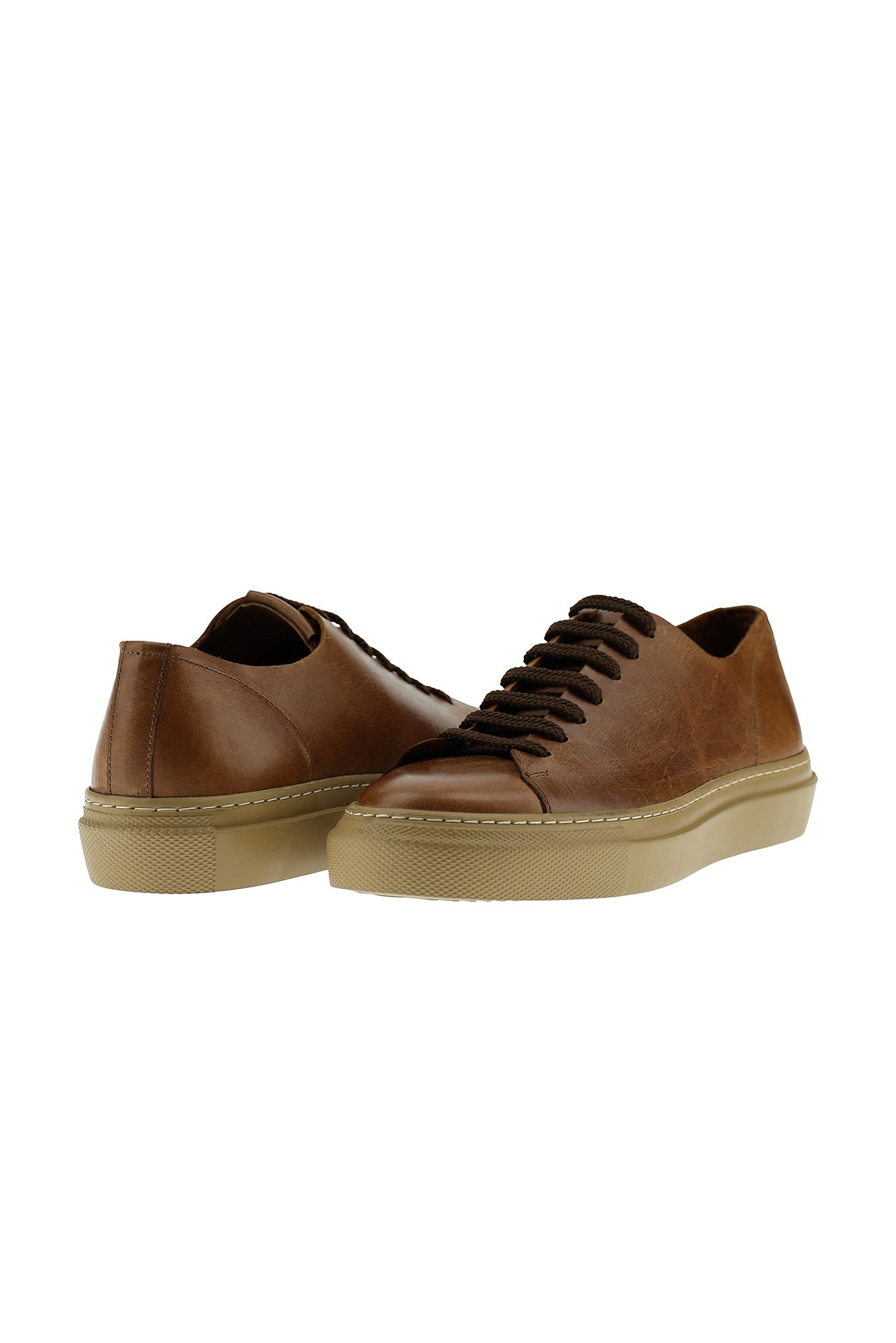 Taba Sneaker Deri Ayakkabı