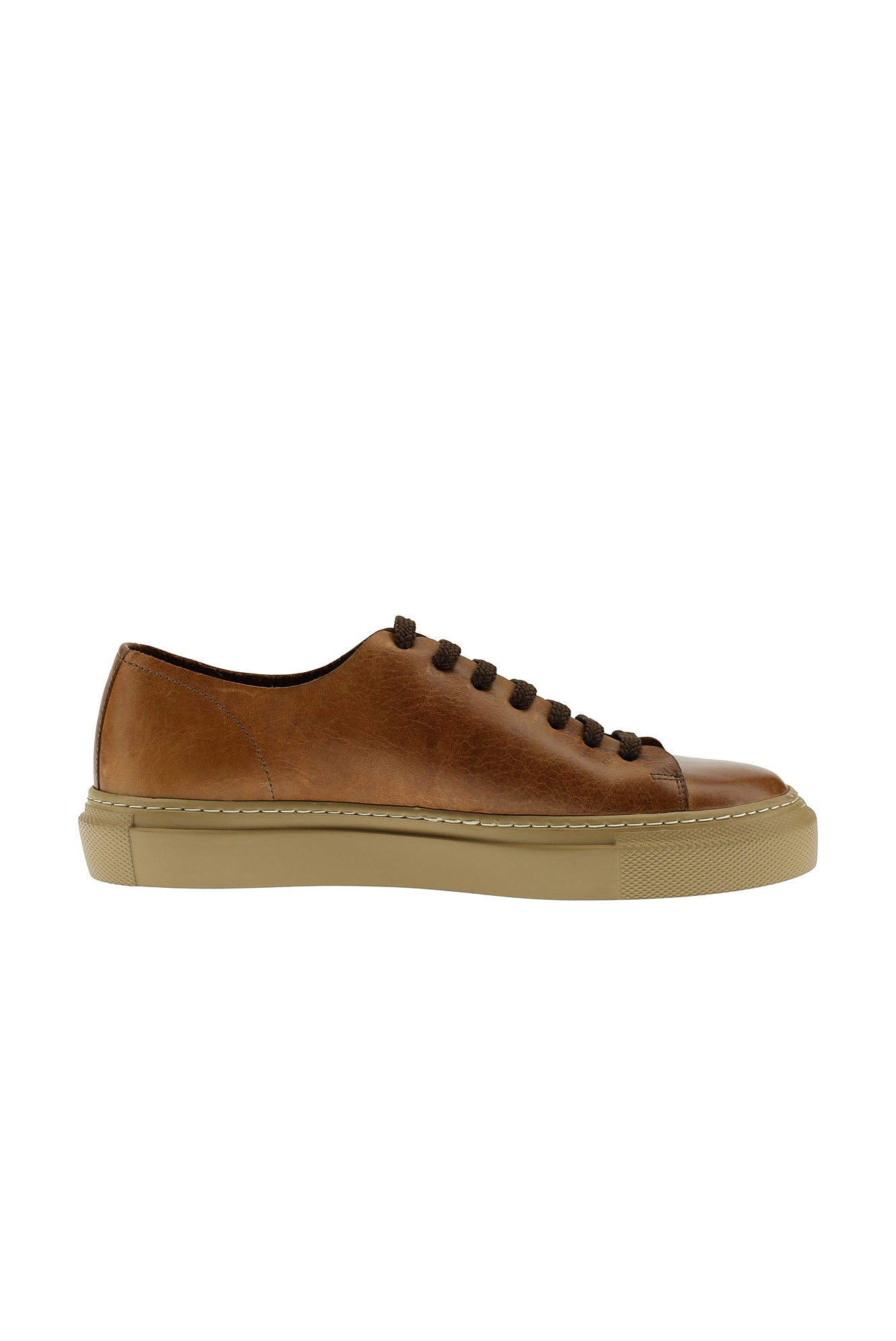 Taba Sneaker Deri Ayakkabı